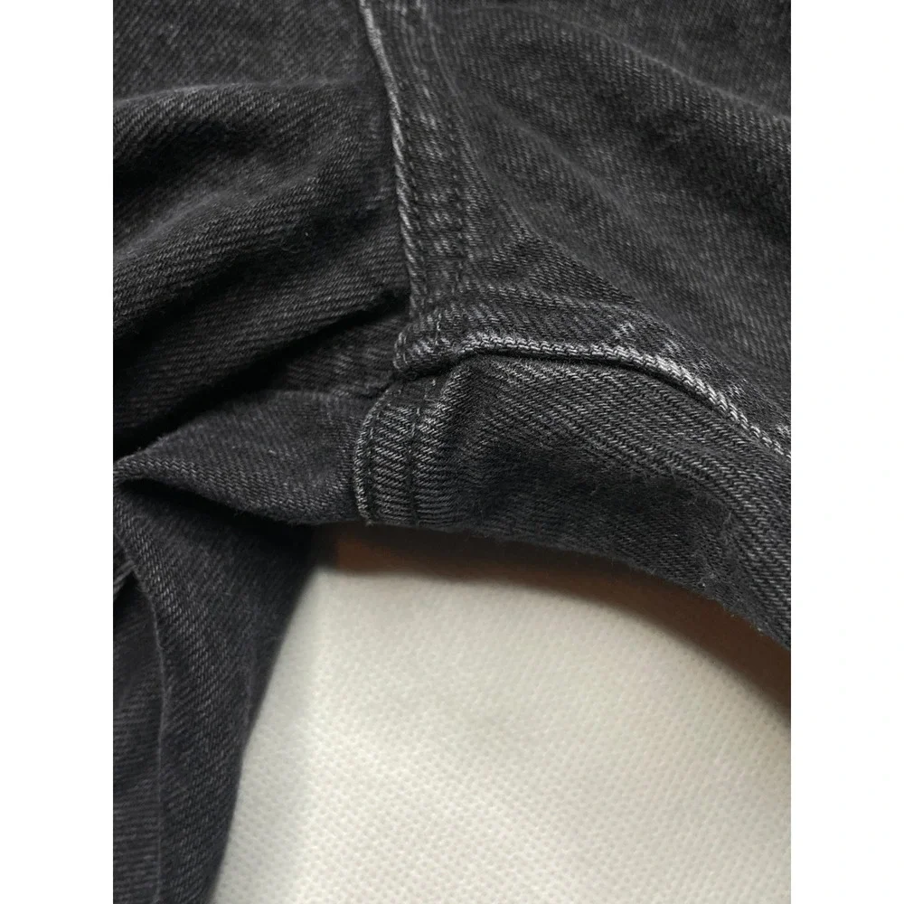 Abercrombie & Fitch Jeans WOMENS 32/14R 90s Straight Ultra High Rise Distressed - Picture 11 of 16
